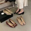 2026-new-womens-square-toe-patent-leather-loafers-with-chunky-heel-and-buckle-black-wine-nude-gray